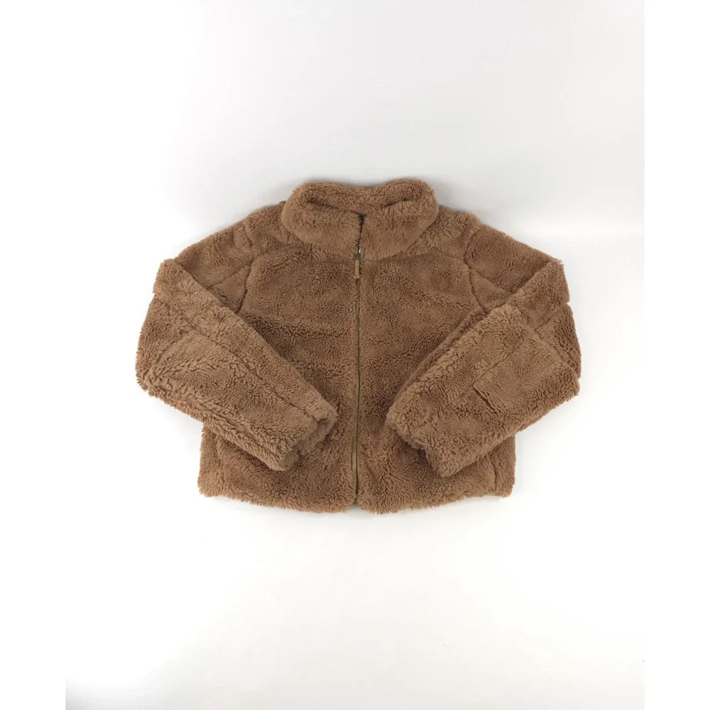 Patagonia Lunar Frost Deep High Pile Sherpa Fleece Hoody Jacket Womens Sz Small